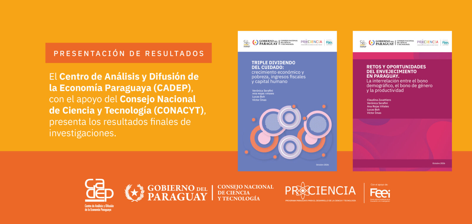 Presentación de resultados de dos investigaciones
